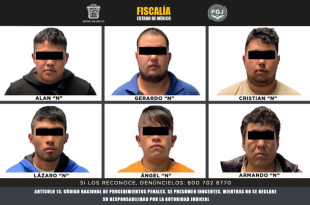 Los seis detenidos fueron presentados ante el Ministerio Público y trasladados al Centro Penitenciario de El Oro