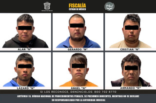 Los seis detenidos fueron presentados ante el Ministerio Público y trasladados al Centro Penitenciario de El Oro