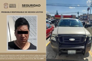 Marco "N" de 39 años, fue trasladado a la Agencia del Ministerio Público correspondiente, a fin de definir su situación jurídica.