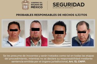 Detenidos en Jilotzingo tras operativo; les aseguran arma y cartuchos.