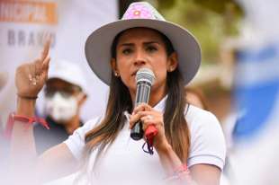 La candidata de "Va por el Estado de México" a la presidencia municipal de Valle de Bravo