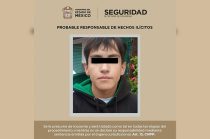 Óscar “N”, de 18 años, fue detenido por elementos de la SSEM en Nezahualcóyotl tras ser encontrado en posesión de 15 envoltorios con hierba con características similares a la marihuana.