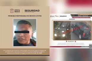 Trasladaron a Javier “N”, de 28 años, junto con la camioneta a la Agencia del Ministerio Público