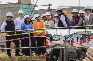 La estrategia contempla obras hidráulicas en 10 municipios, incluyendo el Colector Chalco.