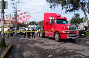 El accidente tuvo lugar este lunes en la delegación de San Lorenzo Tepaltitlán.