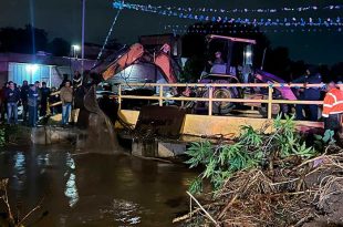 Video: Tormenta desborda Río Papalotla e inunda cinco municipios del oriente Edoméx