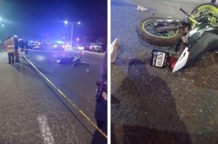 El conductor de la camioneta se dio a la fuga.