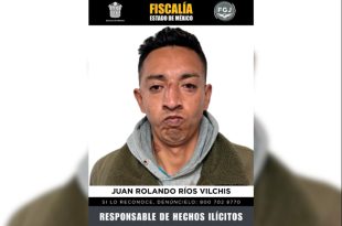 Juan Rolando Ríos Vilchis fue sentenciado a 11 años y ocho meses de prisión por robo con violencia.