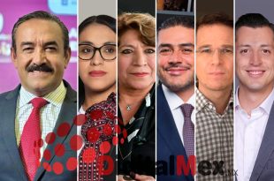 Armando García, Nancy Nápoles, Delfina Gómez, Omar García Harfuch, Ricardo Anaya, Donaldo Colosio