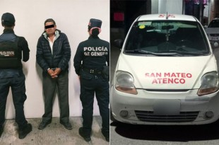 La víctima señaló a este hombre como el responsable de agredirla sexualmente y verbalmente al interior de la unidad en que viajaba.