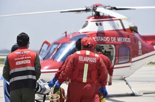 El menor de tres años presentaba quemaduras en el 37 por ciento de su cuerpo y fue movilizado desde el AIFA hacia un hospital especializado en la Ciudad de México.