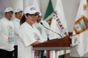Azucena Cisneros convocó a la población a participar en la jornada masiva de limpieza programada para el próximo 7 de junio en Ecatepec.