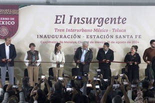 Ya puedes viajar a Santa Fe en el Tren Interurbano México-Toluca "El Insurgente"; fue inaugurado