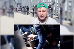 El señor hizo un llamado a la gobernadora Delfina Gómez, para que los inocentes que fueron aprehendidos durante el operativo no sean consignados