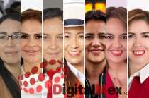 Azucena Cisneros, Karla Aguilar, Aurora González, Leticia Mejía, Paola Jiménez, Ana Lilia Herrera, Melissa Vargas.
