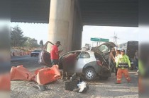 Las personas heridas fueron trasladadas de emergencia al Hospital General “Lic. Adolfo López Mateos”.