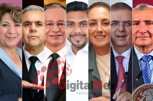 Delfina Gómez, Fernando Vilchis, Raymundo Martínez, Adolfo Cerqueda, Claudia Sheinbaum, Marcelo Ebrard, Adán Augusto