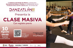La cita es este domingo 10 de agosto a las 09:00 horas, como parte del gran cierre del Festival Danzatlán 2025.