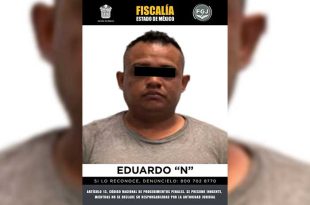 Eduardo “N”, investigado por su probable participación en el delito de robo de vehículo con violencia y señalado como presunto integrante de “Los Negros”.