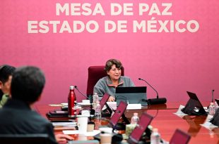 La gobernadora Delfina Gómez Álvarez encabezó la sesión número 109 de la Mesa de Paz, donde se informó una reducción en siete delitos de alto impacto durante mayo en la entidad.