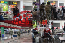 Simulación de ataque armado en el Aeropuerto Internacional de Toluca, evaluando la respuesta ante situaciones de alta peligrosidad.