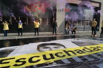 "Hasta ser escuchadas" exigieron a las autoridades que cumplan con la demanda de justicia, y dejen de ser omisos ante un "Estado feminicida"