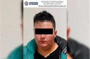 Fue detenida la mujer identificada como Andrea "N" de 31 años de edad.