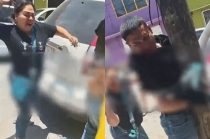 El momento se viralizó tras la llegada de su madre, quien lo reprendió públicamente.