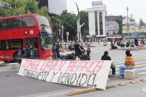 Los Normalistas exigen justicia por la muerte de uno de sus compañeros.