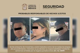 Tres personas fueron detenidas en Zumpango tras ser señaladas como presuntas montachoques, luego de agredir a un conductor tras un percance vial.