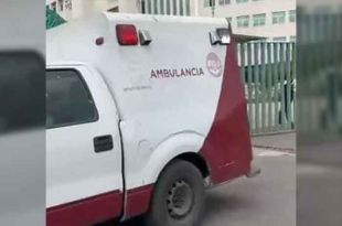 La víctima fue trasladada al Hospital General de Toluca "Lic. Adolfo López Mateos", donde falleció.