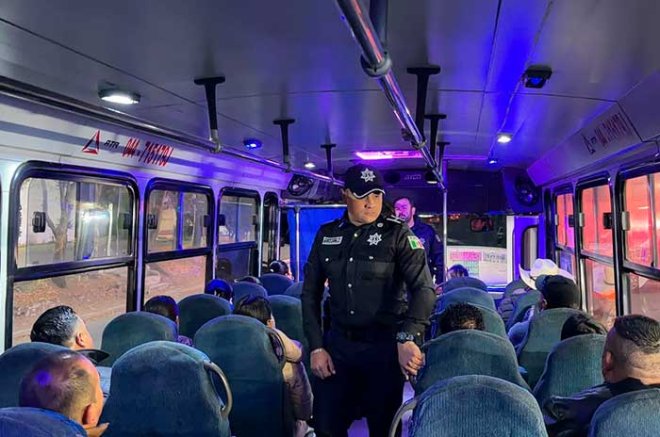 La vigilancia inicia a las 5:45 horas y se mantiene hasta el anochecer en rutas de mayor afluencia.
