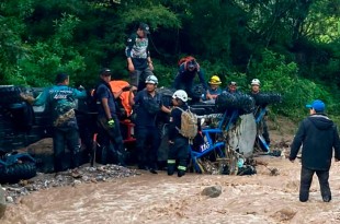La aventura extrema acabó en tragedia ya que al intentar cruzar el río Nacinjintla