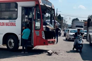 Los autobuses involucrados pertenecen a las líneas Colón Nacional y ATR.