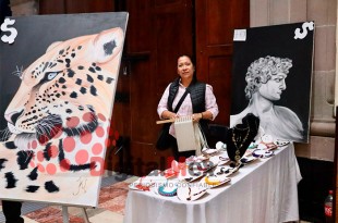 Las piezas, realizadas por el "Grupo de Mujeres Artesanas de Lerma" en la comunidad de San José el Llanito