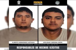 FGJEM logra sentencia de 51 años y 3 meses contra dos responsables de secuestro en Tenancingo.