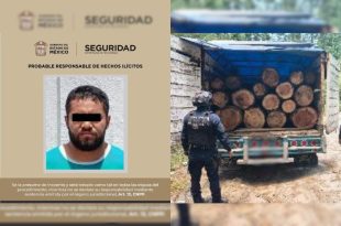 Christian “N” fue detenido por elementos de la SSEM tras una persecución en Almoloya de Juárez.