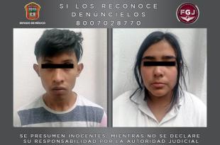 Julián Aldair “N” de 20 años y Laisha Lesli “N” de 18 años fueron detenidos por el asesinato de su hijo.