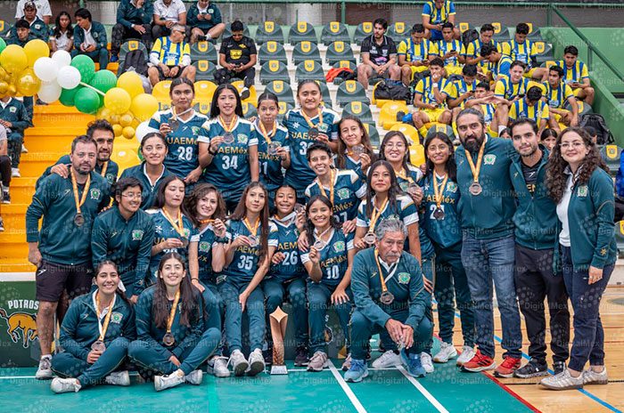 La rama femenil de UAEMex ganó bronce tras imponerse a Baja California
