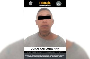 Juan Antonio “N” fue detenido en Cuautitlán Izcalli por su probable participación en el homicidio de tres personas.