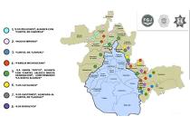 Los grupos identificados fueron Los Peluches, Nuevo Imperio, Cártel de Tláhuac, La Familia Michoacana, La Unión Tepito, Los Catalinos, Los Gastones y Los Rodolfos.
