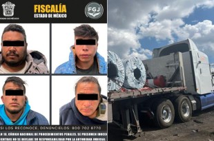 Celestino “N”, Juan Carlos “N”, Ricardo “N” y Miguel “N, quedaron a disposición de un Juez en el Centro Penitenciario y de Reinserción Social de Jilotepec.