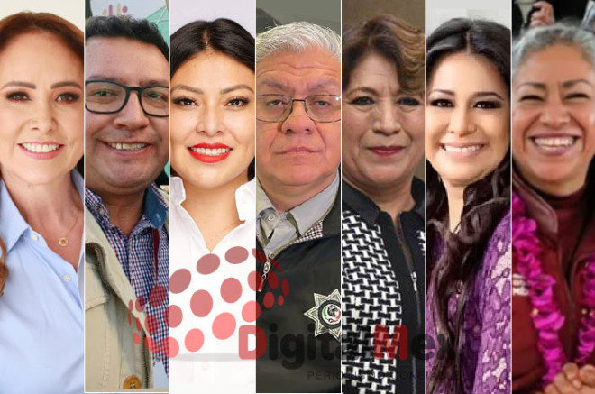 Cristina Ruiz, Miguel Ángel Ramírez, Abigail Sánchez, Cristóbal Castañeda, Delfina Gómez, Laura González, María Eugenia Rojano