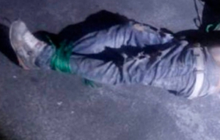 Arrojan cadáver de hombre amordazado y con una bolsa en la cabeza, en Neza