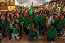 “Pepe” Couttolenc durante una actividad del Partido Verde en el Estado de México.