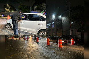 Autoridades implementan "Operativo Conduce Sin Alcohol" en calles de Toluca.
