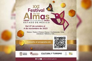 El Festival de las Almas 2023 ofrece actividades que se llevarán a cabo durante nueve días en el Pueblo Mágico de Valle de Bravo.