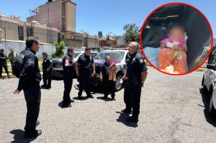 Bebé abandonado en taxi de aplicación quedó bajo resguardo del DIF Ecatepec.