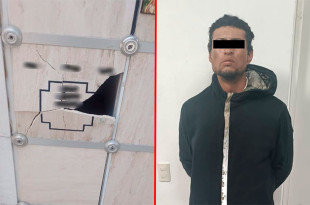 Moisés “N”, de 34 años, fue detenido en Guadalupe Victoria tras irrumpir en la parroquia y dañar nichos.