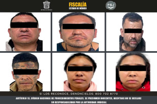 Los detenidos fueron ingresados al Centro Penitenciario y de Reinserción Social de Nezahualcóyotl, a disposición de un Juez, quien determinará su situación jurídica.